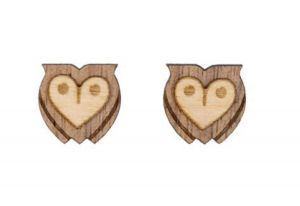 Holzohrringe Wise Owl Earrings 