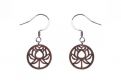 Holzohrringe Lotos Earrings
