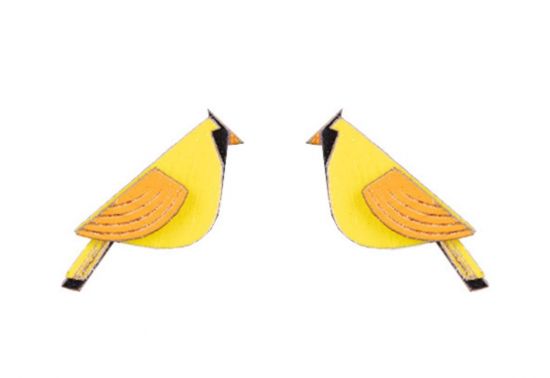 Holzohrringe Sunny Cutebird Earrings