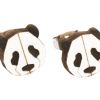 Holzohrringe Panda Earrings