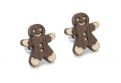 Holzohrringe Gingerbread Earrings