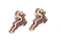 Holzohrringe Deer Christmas Earrings