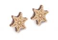 Holzohrringe Snowflake Earrings