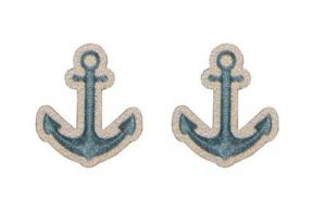 Holzohrringe Anchor Earrings