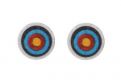 Holzohrringe Target Earrings