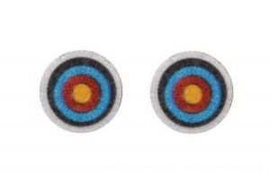 Holzohrringe Target Earrings