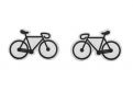 Holzohrringe Road Bike Earrings