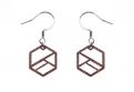 Holzohrringe Hexaline Earrings