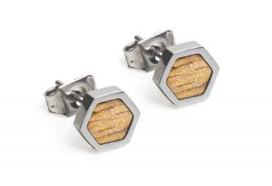 Metallohrringe Lini Earrings Hexagon