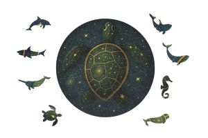 Holzpuzzle – Schildkröte