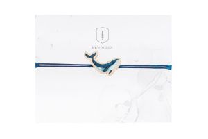 Holz-Armband mit Schnur – Wal