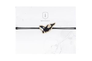Holz-Armband mit Schnur – Orca