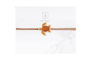 Holz-Armband mit Schnur – Schildkröte