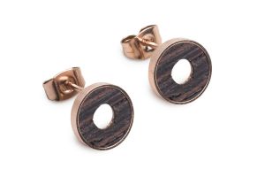 Metallohrringe Rose Earrings Circle