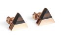 Metallohrringe Rose Earrings Triangle