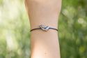 Holz-Armband mit Schnur – Wal