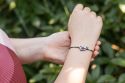 Holz-Armband mit Schnur – Orca