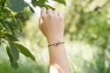 Holz-Armband mit Schnur – Orca