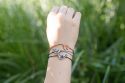 Holz-Armband mit Schnur – Orca