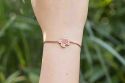 Holz-Armband mit Schnur – Schildkröte
