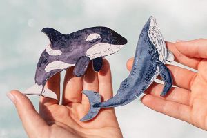 Mini Holzpuzzle – Orca – Von Epipi