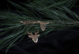 Mit dem Herzen in den Bergen, mit Stil in der Natur - originelle Accessoires aus Holz