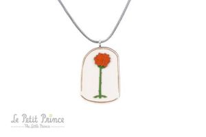 Holzanhänger Anhänger Rose des Kleinen Prinzen