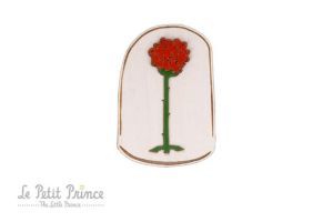 Holzbrosche Brosche Rose des Kleinen Prinzen