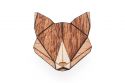 Holzbrosche Fox Brooch