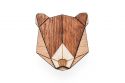 Holzbrosche Bear Brooch