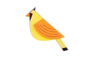 Holzbrosche Sunny Cutebird Brooch
