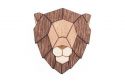 Holzbrosche Lion Brooch