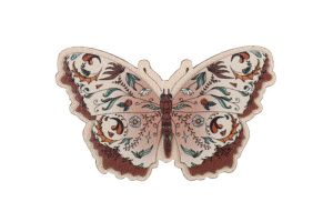 Holzbrosche Rosa Schmetterling
