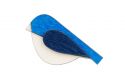 Holzbrosche Blue Bird Brooch