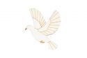 Holzbrosche Dove Brooch