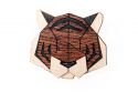 Holzbrosche Tiger Brooch