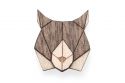 Holzbrosche Lynx Brooch