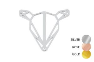 Metallbrosche Doe Steel Brooch