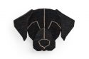 Holzbrosche Black Labrador Brooch