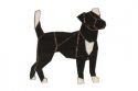 Holzbrosche Walking Darkdog Brooch