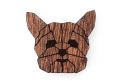 Holzbrosche Yorkshire Brooch