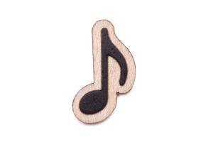 Holzbrosche Tone Brooch
