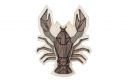 Holzbrosche Cancer Brooch