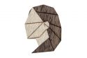 Holzbrosche Virgo Brooch