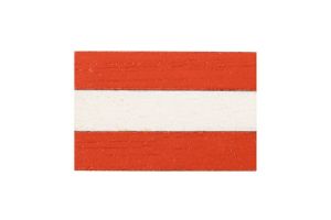 Holzflagge Österreich