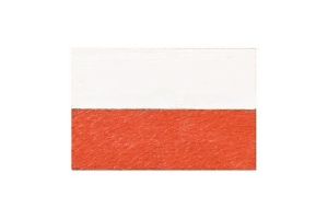 Holzflagge Polen