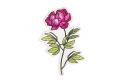 Holzbrosche Peony Brooch