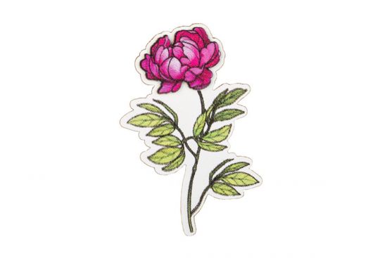 Holzbrosche Peony Brooch