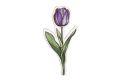 Holzbrosche Tulip Brooch