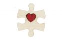 Holzbrosche Puzzle 2 Brooch
